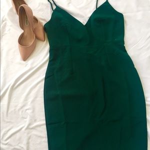 Vintage Style Forest Green Dress